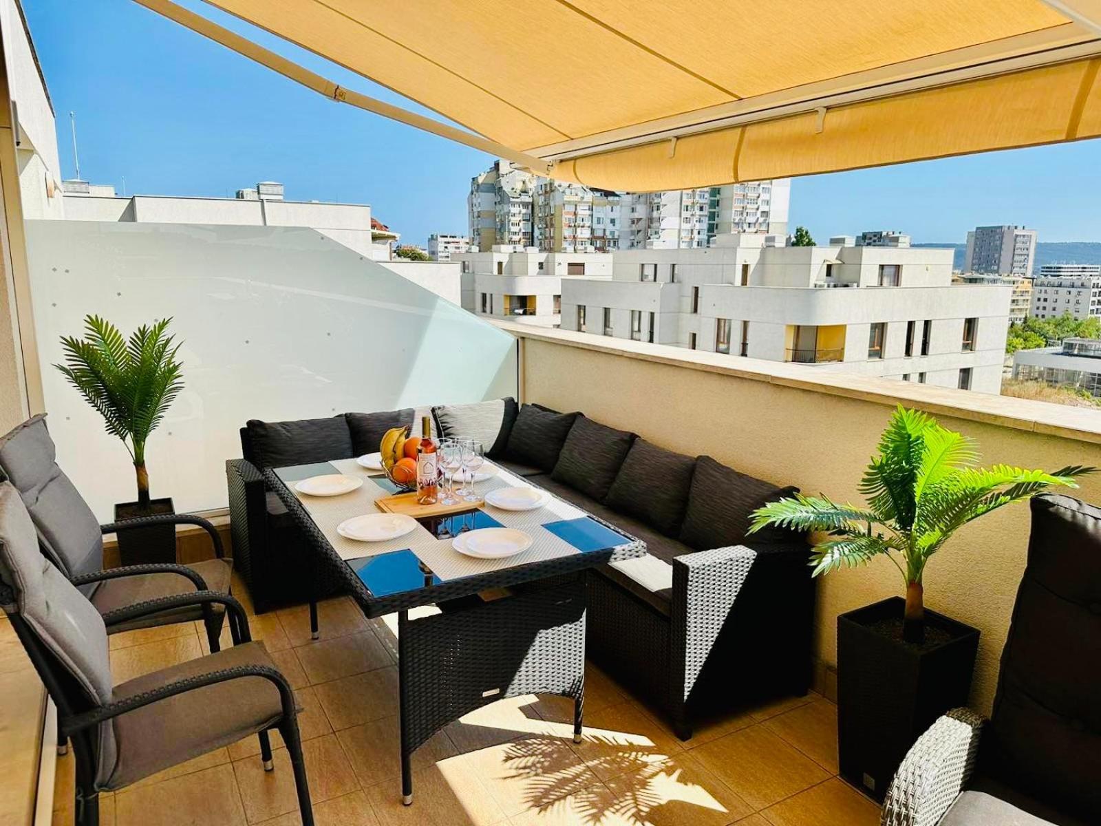 Spacious Prestige Penthouse 瓦爾納 外观 照片